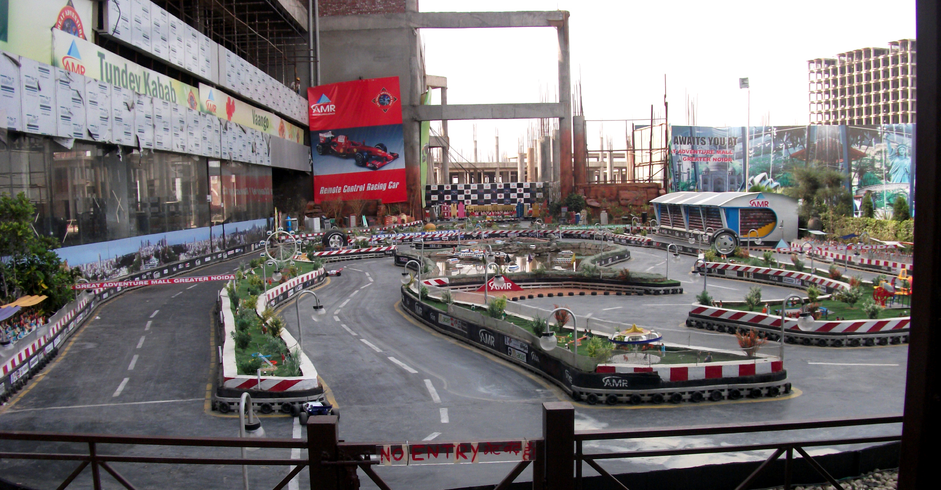 remote control race car track